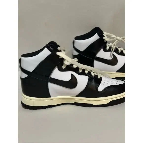 Nike Women's Dunk High Vintage Black Coconut Milk DQ8581-100 Size 7.5 - Picture 9 of 16
